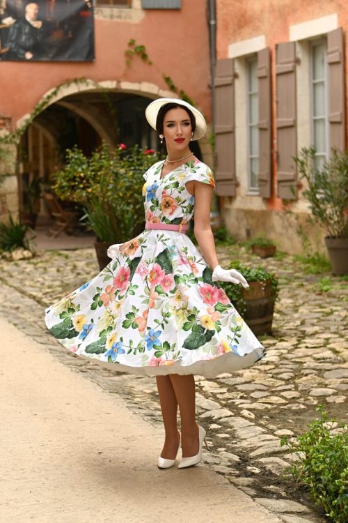 Lottie Floral Swing Kjole
