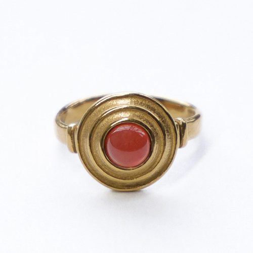 Urban Hippies Ring Mia Carnelian Gold