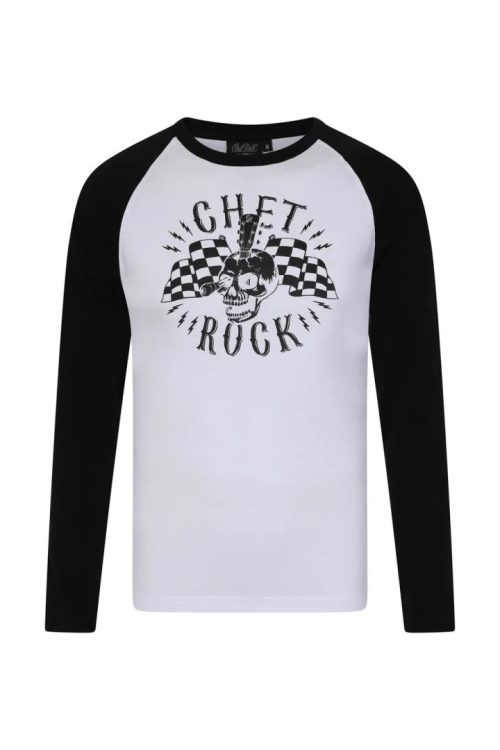 GUITAR HEAD RAGLAN SLEEVE T-SHIRT