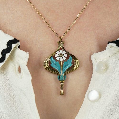 Urban Hippies Smykke Arabella white/teal