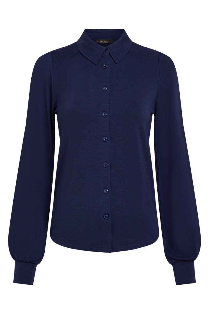 Carina Blouse Tulum Ink Blue
