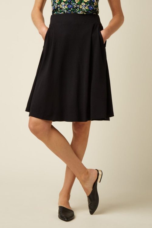 Serena Skirt Milano Crepe Black