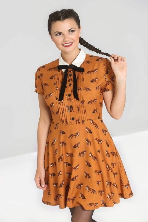 Vixey dress Brun