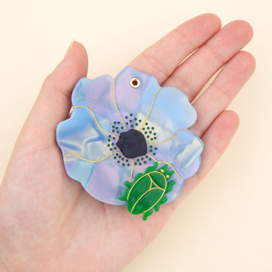 Blue Flower Mirror - Bilde 5
