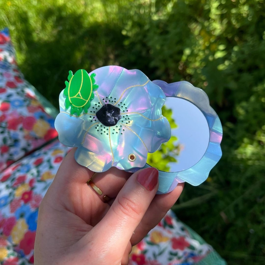 Blue Flower Mirror - Bilde 6