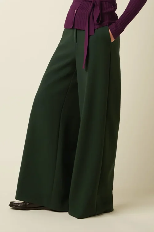 Peppa Malone Petite Bukser - Pine Green