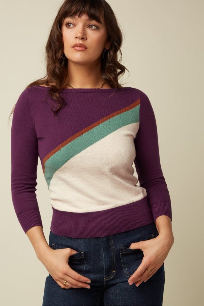 Eda Fume Topp - Caspia Purple