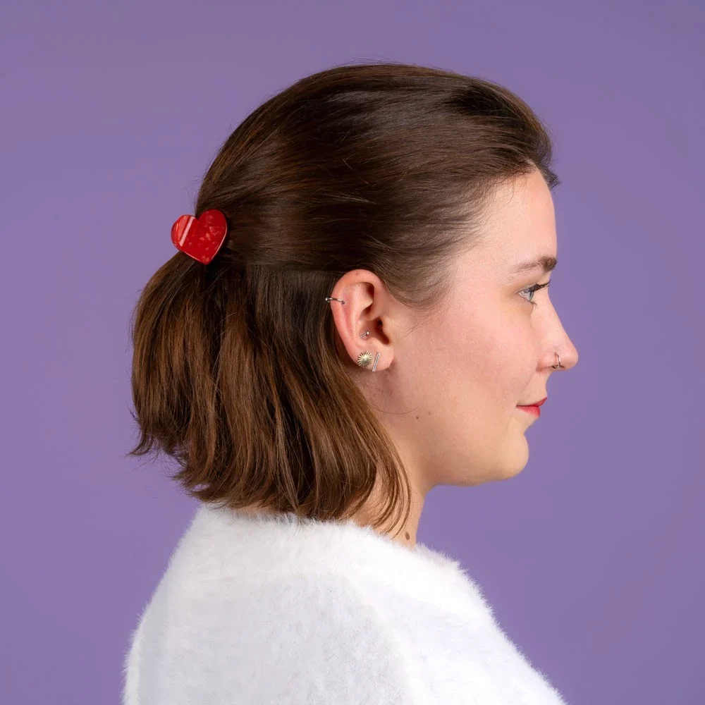 Heart Mini Hair Claw - Bilde 2