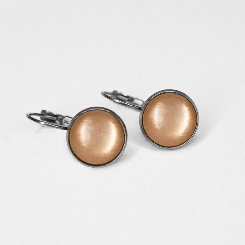 Urban Hippies Øredobber Dots Sandstone Silver