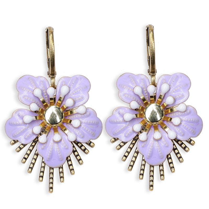 Urban Hippies Øredobber Raio Lilac